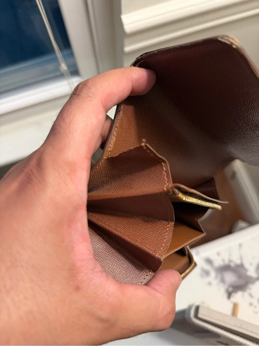 Louis Vuitton Monogram Porte-Monnaie Billets Tresor Wallet CT1058